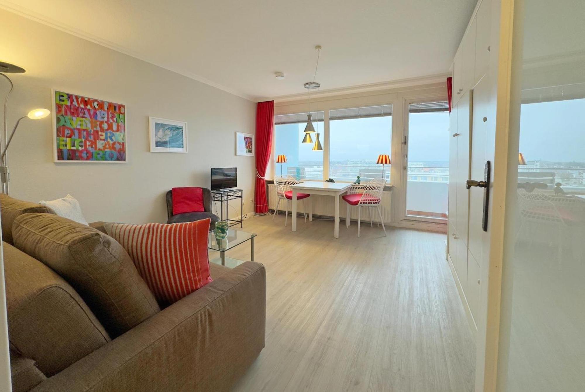 Haus Metropol App 145 Direkt Am Strand 2 Mit Balkon Cityblick Westerland Kültér fotó